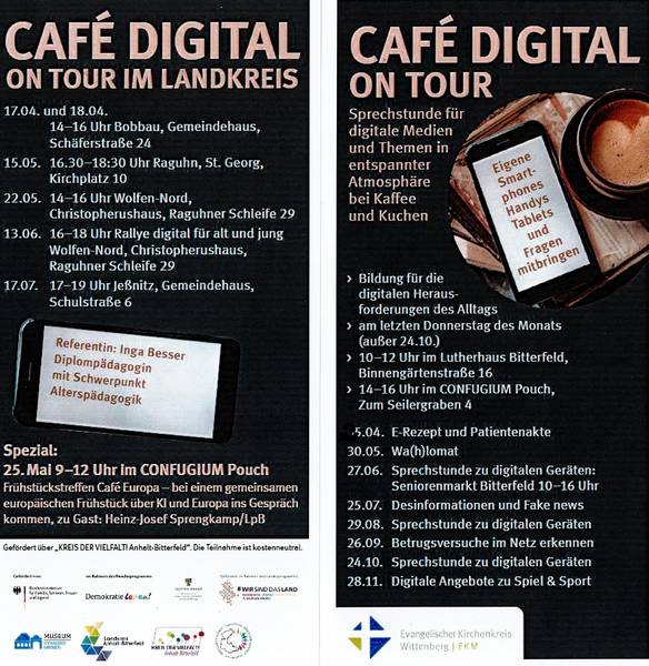 Café Digital Flyer © Confugium Pouch
