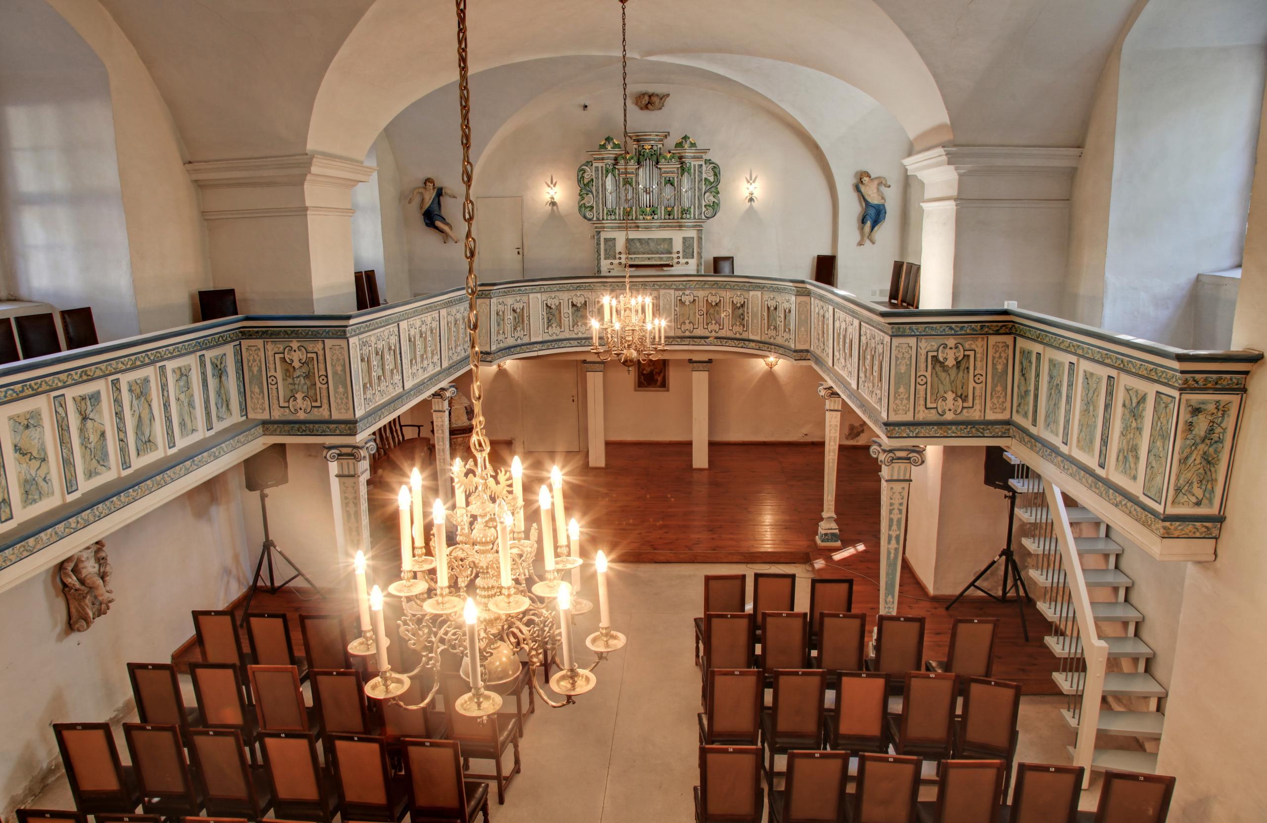 Schlosskapelle ©Christian Ratzel Blick in die Schlosskapelle