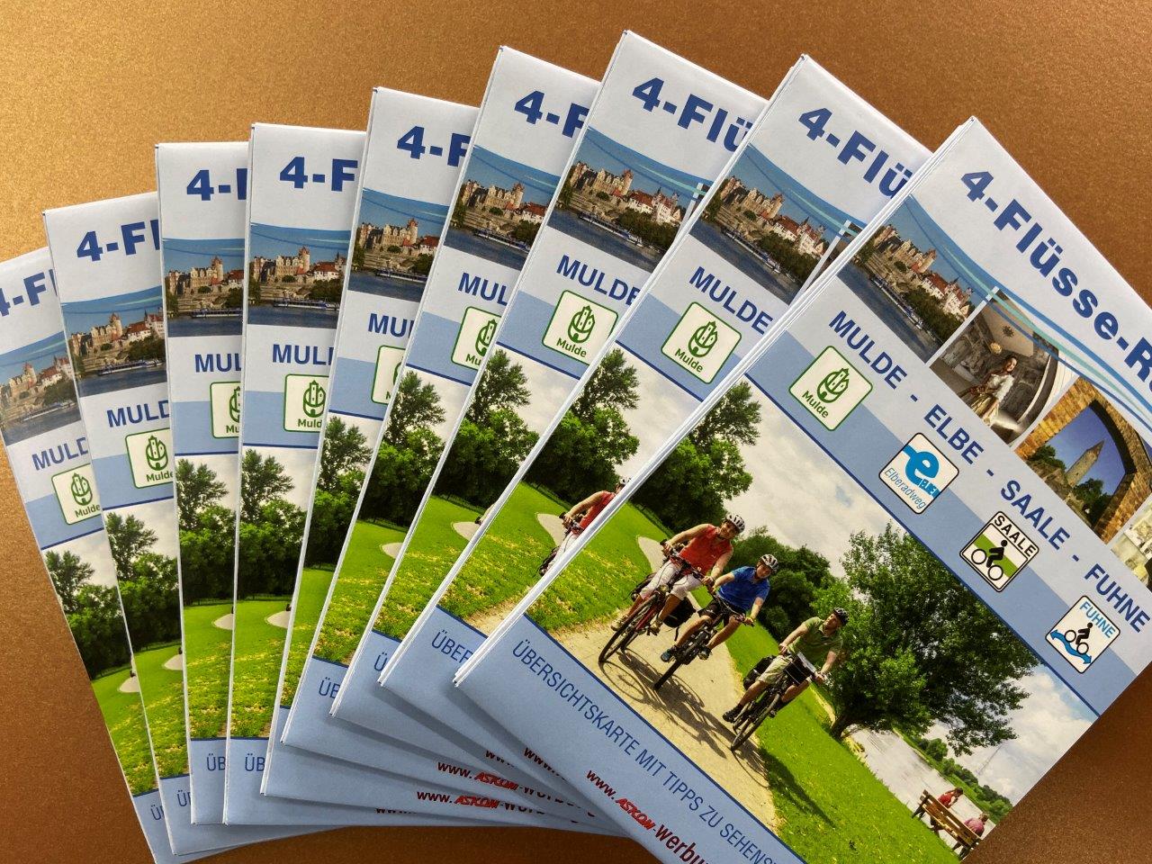 4-Flüsse-Übersichtskarte ©ASKOM Werbung Blick auf die 4-Flüsse-Übersichtskarte