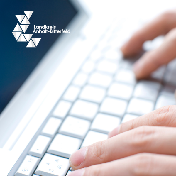 Großaufnahme einer Computertastatur &copy; Landkreis Anhalt-Bitterfeld