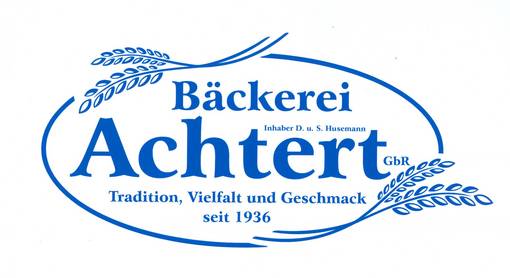 Blick auf das Logo der Bäckerei Achtert © Bäckerei Achtert