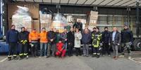 Ukrainehilfe - 150 Paletten an Hilfsgüter aus Anhalt-Bitterfeld kamen in Pszczyna an